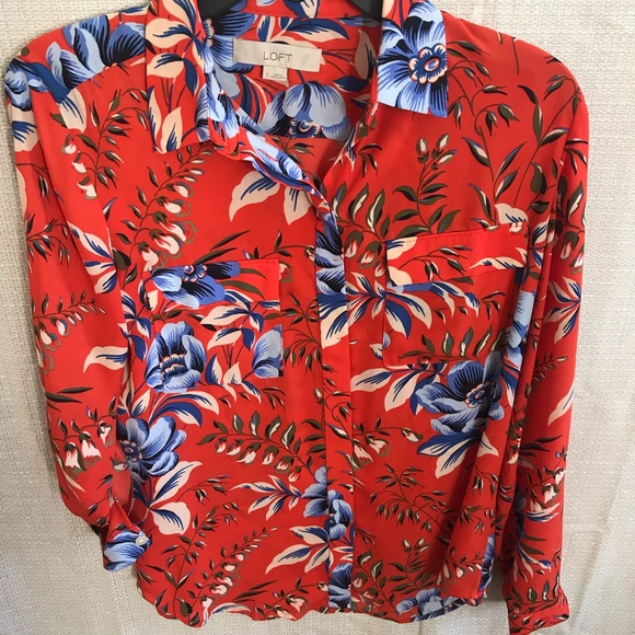 Floral button down - Picture 1 of 4